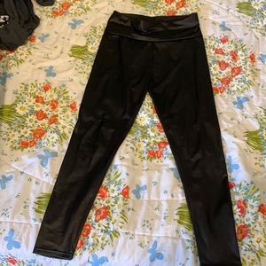 faux leather leggings